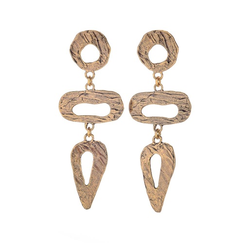 Серьги Alcozer&J, с подвесками разных форм, AL2512-O48AN25 золотистый