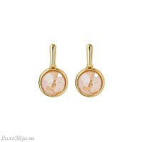 Серьги Possebon  quartz rose