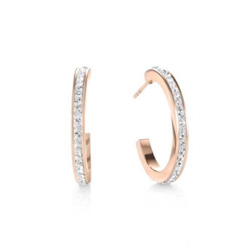 Серьги Coeur de Lion Crystal-Rosegold, 0139/21-1822 фото 3