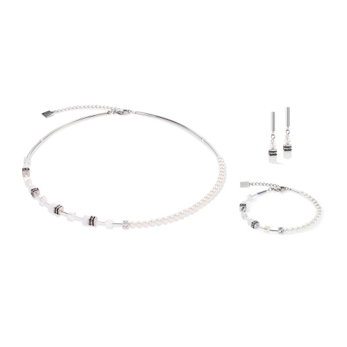 Колье Coeur de Lion White-Silver, 4087/10-1417 фото 5