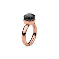 Кольцо Qudo Firenze smoke 18.5 мм 611055 BW/RG