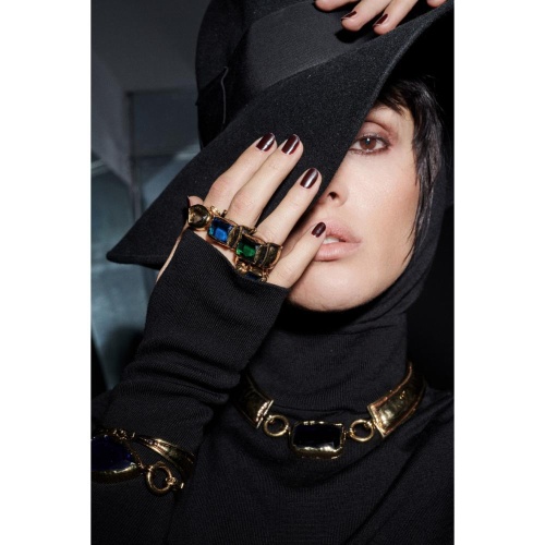 Кольцо Thot Gioielli, незамкнутое, с рейнстоуном, TG25.1-AN16V серый фото 3