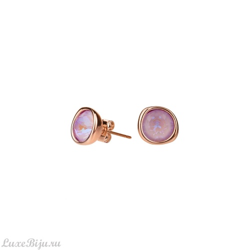 Пусеты Fiore Luna Lavender Delight A1909.10 V/RG