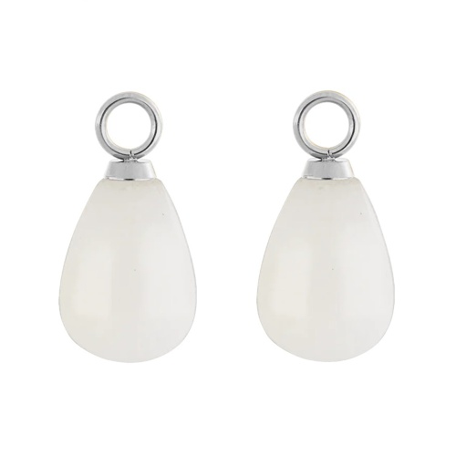 Шарм Coeur de Lionы на серьги Silver-White, 0050/44-1417