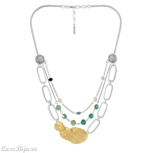 Колье TARATATA, Divine, со стеклянными бусинами, TT-W22-15105-204 золотистый фото 2