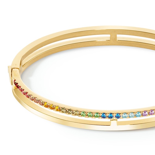 Браслет Coeur de Lion Multicolour Rainbow-Gold, 0136/32-1535 19 фото 2