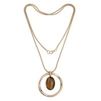 Колье Fiore Luna TIGER EYE, LN5129 BR/RG