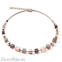 Колье Coeur de Lion Rose Gold Brown 5059/10-1100