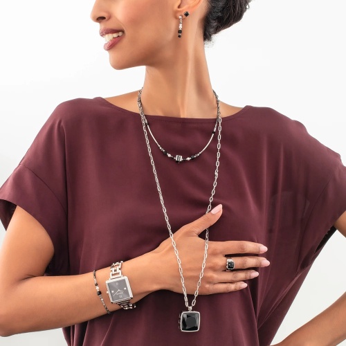 Кольцо Coeur de Lion Black-Silver, 1200/40-1317 58 фото 4