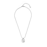 Колье Moon Paris, Steel, с фактурной подвеской, MS-26.01-024 серебристый