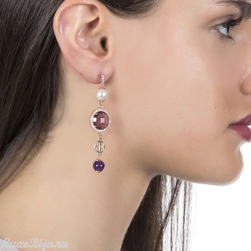 Серьги Boccadamo XOR357RS V/RG фото 2