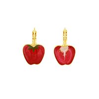 Серьги TARATATA, Paprika, асимметричные, смола, микрошарики, TT-H25-12796-203 красный