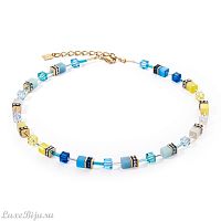 Колье Coeur de Lion Turquoise-Yellow, 2838/10-0601