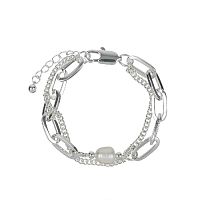 Браслет Fiore Luna Pearle Сarabiner, CL1009/MP S