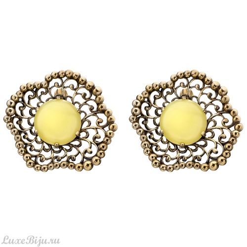 Серьги Fiore di Firenze, OR1154 NEFRITE