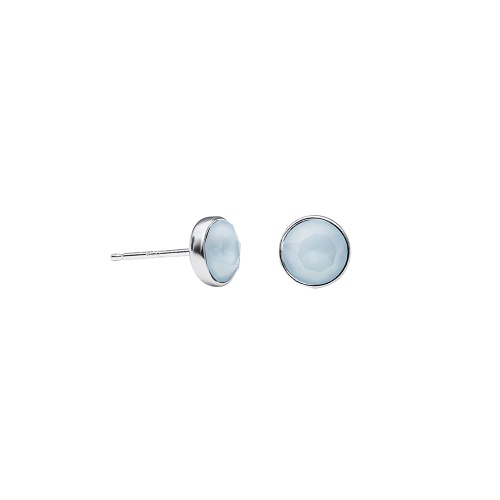 Пусеты Fiore Luna Crystal Powder Blue, SWE297 PB S