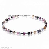 Колье Coeur de Lion Purple-Rose 2838/10-0838