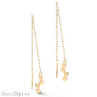 Серьги Coeur de Lion Gold 5070/20-1600
