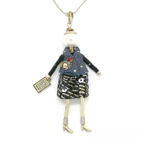 Подвеска Miamelie, кукла Джулия, MiA-2604-CL8883 золотистый фото 4