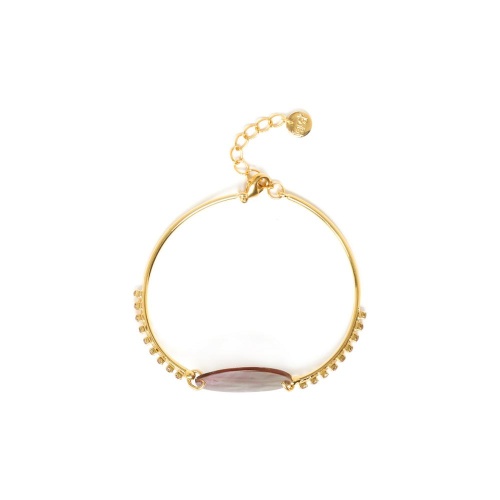 Браслет Franck Herval, Sherine, с кристаллами Swarovski и перламутром, FH22.2-13-72010 золотистый фото 4