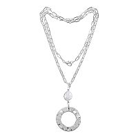 Колье Fiore Luna Perle, LN5107 BW/S