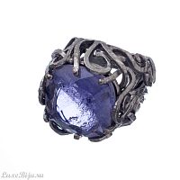 Кольцо Estrosia, с кристаллом, ES-ANM54A фиолетовый, 17,5