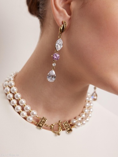 Серьги Fiore di Firenze OR0431 ROSA фото 4