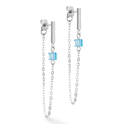 Серьги Coeur de Lion Blue-Silver, 5076/21-0717 фото 9