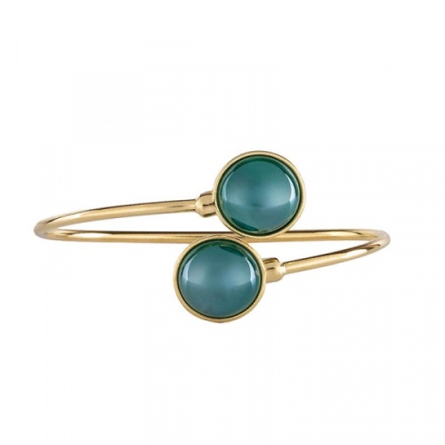 Браслет Possebon pearl green agate C1366.17 G/G