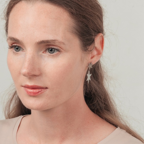 Серьги Fiore Luna Звезды, ALE0194-S фото 2