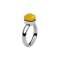 Кольцо Qudo Firenze light topaz opal 16.5 мм 611611/16.5 BR/S