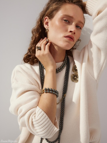 Браслет Fiore di Firenze BR1863 PERLA GRAFITE фото 3