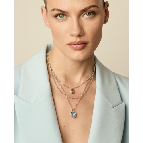 Колье VIDDA, Cibeles, тройное, с кристаллом Swarovski, VD24.2-01996 голубой фото 2