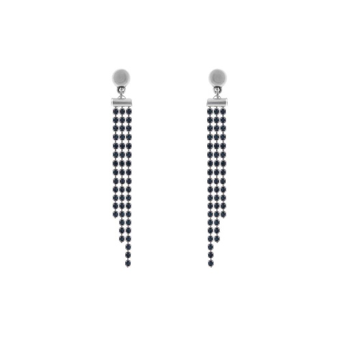 Серьги VIDDA, Eternity, с кристаллами Swarovski, VD23.2-01783 синий