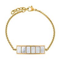 Браслет Fiore Luna Пирамида SHELL WHITE, CB02788-7 BW/G