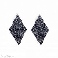 Серьги Fiore Luna Silver AEN9441.4 BW/BL