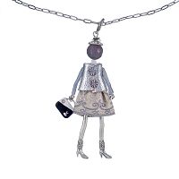 Подвеска Miamelie, кукла Стефани, MiA-2602-CL8145 серебристый