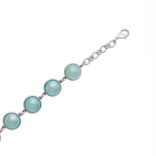 Классический браслет Pearl Blue Sky Agate C1362.21 BL/S фото 2