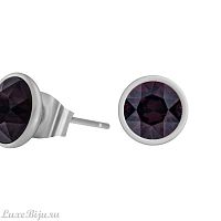 Пусеты Fiore Luna Burgundy SWE298 B S