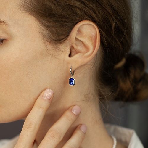 Серьги Fiore Luna SAPPHIRE, ACE29031-03 фото 2