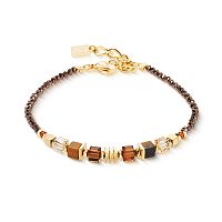 Браслет Coeur de Lion Brown-Gold, 3044/30-1116