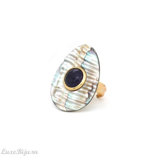 Кольцо Nature Bijoux, Giverny, разъемное, с гелиотисом и аметистом, NB24.2-19-25260 сиреневый