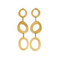 Серьги Dansk Copenhagen, Alaya, с овалами неправльной формы, DNSK25.2-3C2501001 золотистый