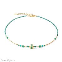 Колье Coeur de Lion Green-Gold, 4355/10-0516