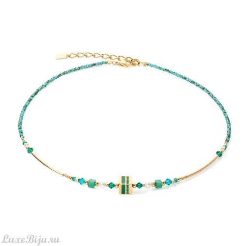 Колье Coeur de Lion Green-Gold, 4355/10-0516
