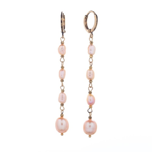 Серьги Lanzerotti, Pesca, с жемчугом, LZ-24.05-255 розовый