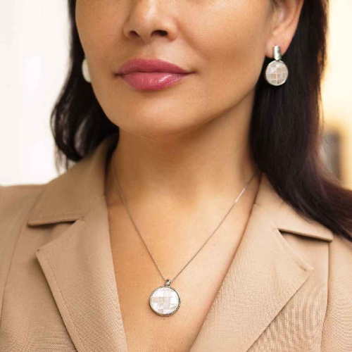 Серьги Possebon Mother Pearl Mosaic, A2966.1 S фото 2