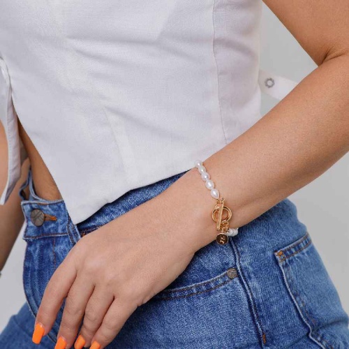 Браслет Fiore Luna Perle, LB5093 BW/RG фото 2