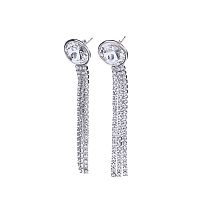 Серьги Moon Paris, Ringo, с кристаллами, MR-22.03-063 хрустальный
