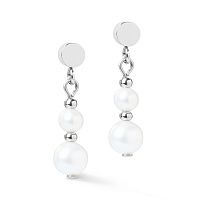 Серьги Coeur de Lion White-Silver, 1137/21-1417